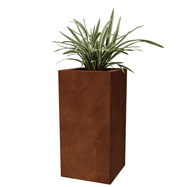 Corten čelična tegla za cvijeće Miami 30 x 30 cm