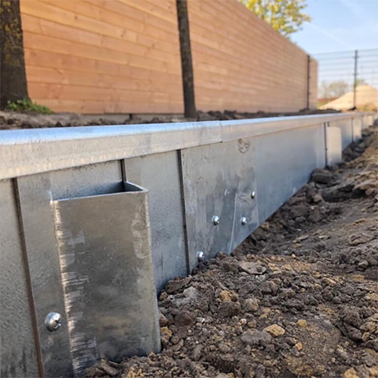 Corten čelične rubnjaci za travnjak izravnato 13 cm kompletan set po 24 metra
