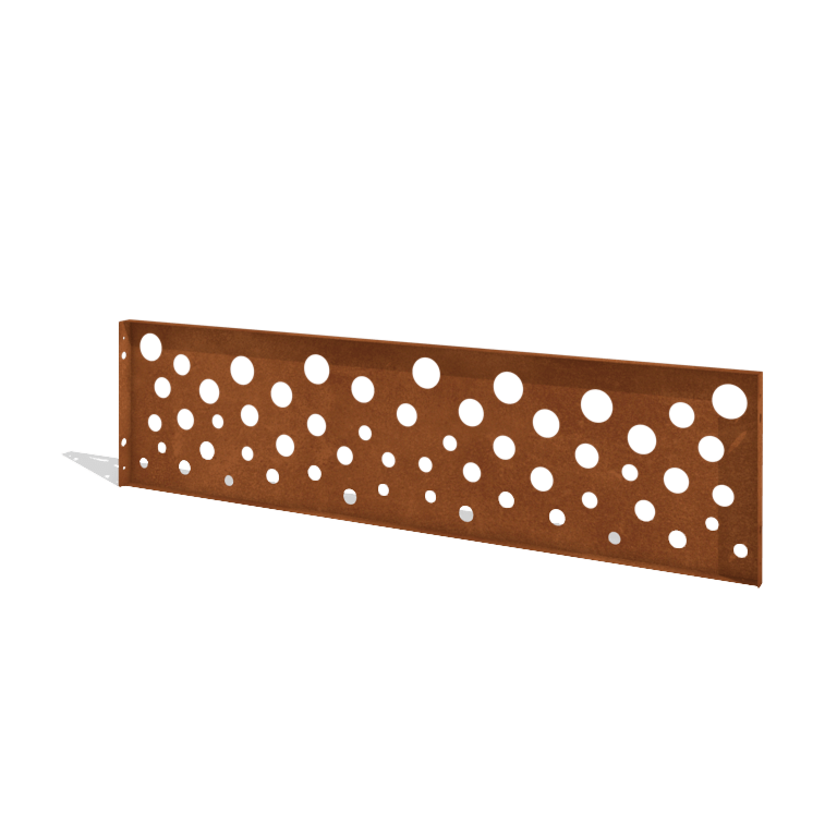 Corten čelična ograda H panel B 180 x 47,5 cm