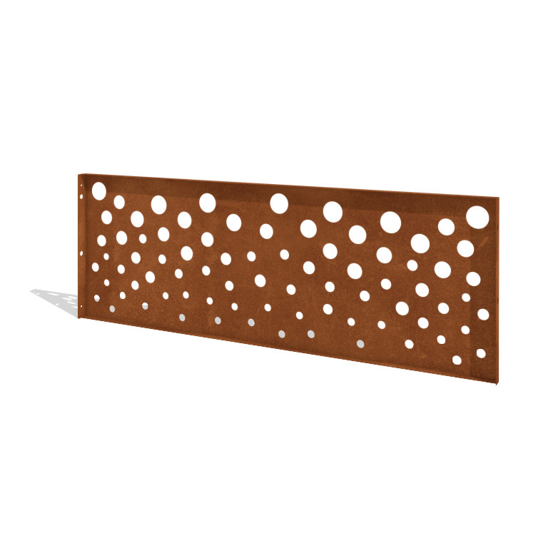 Corten čelična ograda H panel B 180 x 63,3 cm