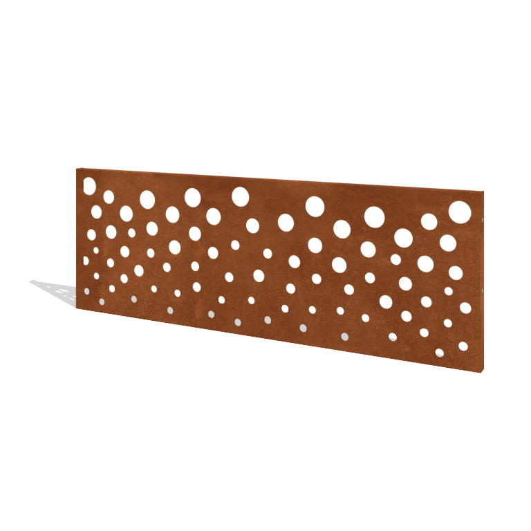 Corten čelična ograda H panel B 180 x 63,3 cm