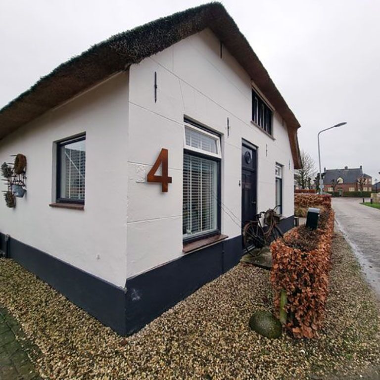 Corten čelični kućni broj 4 - 50 cm