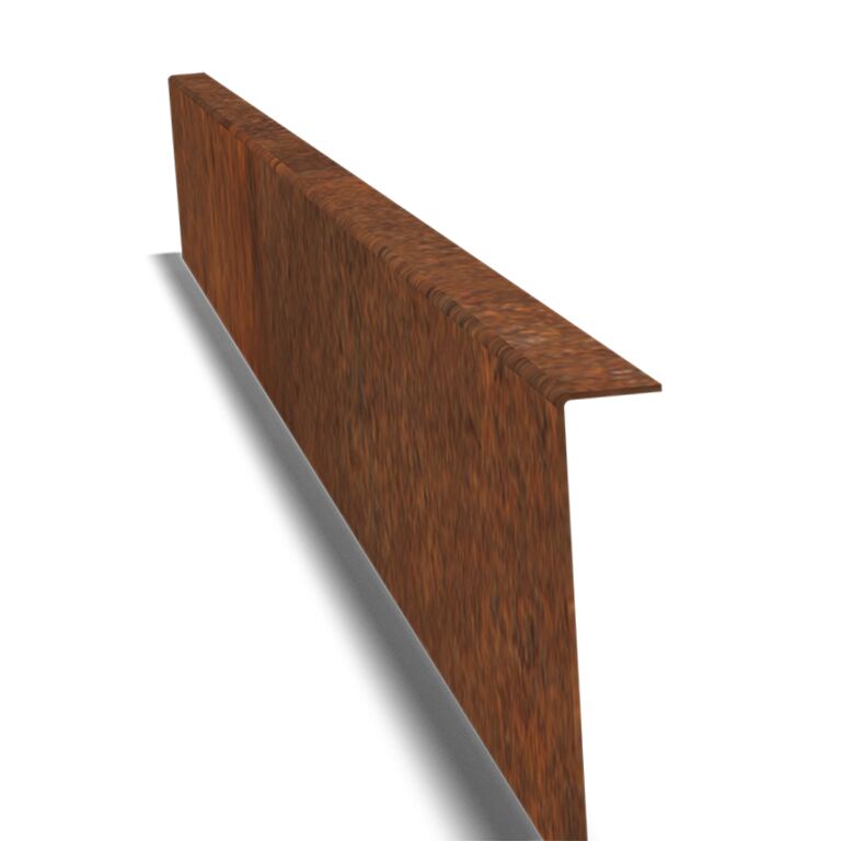 Corten čelične rubnjaci za travnjak kutno 22 cm kompletnu set po 15 metara