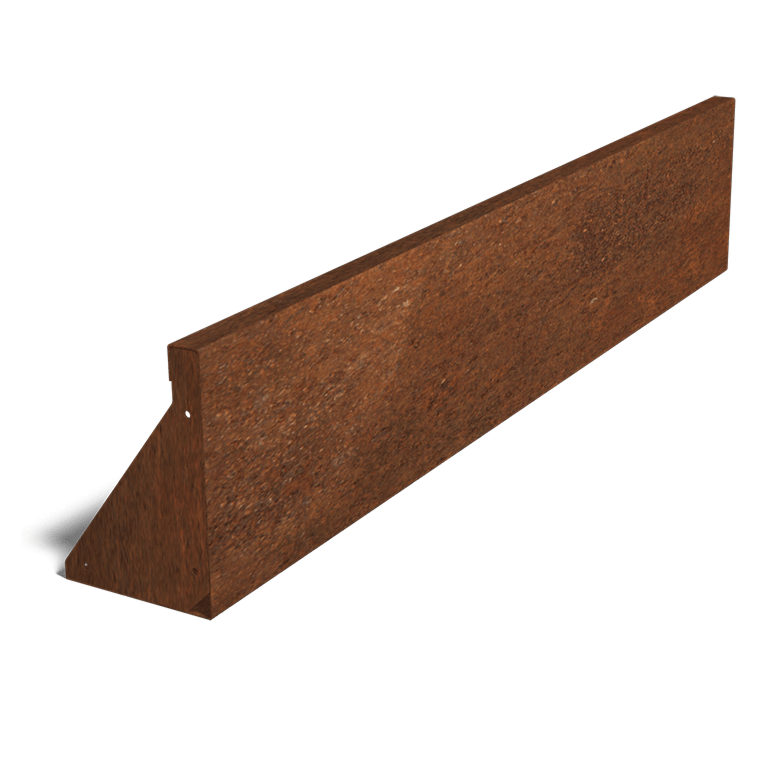 Corten čelični potporni zid ravno 150 cm (visina 30 cm)