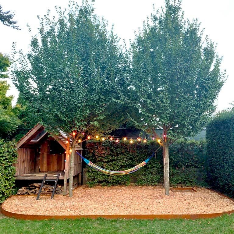 Corten čelične rubnjaci za travnjak ravno 25 cm cjeloviti set po 15 metara