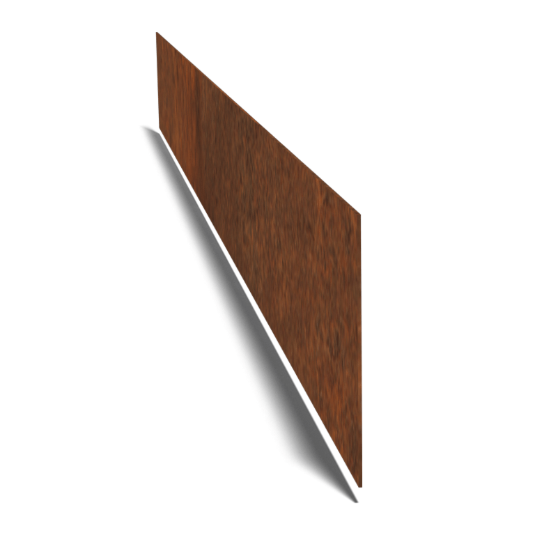 Corten čelične rubnjaci za travnjak ravno 15 cm (duljina 150 cm)