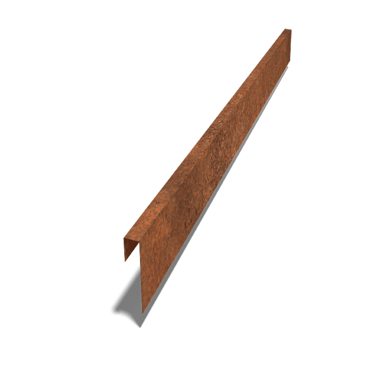 Corten čelični u-profil 15 x 5 x 5 cm (duljina 240 cm)