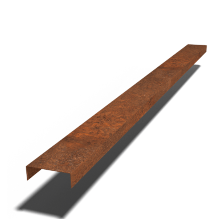 Corten čelični u-profil 5 x 15 x 5 cm (dužina 240 cm)