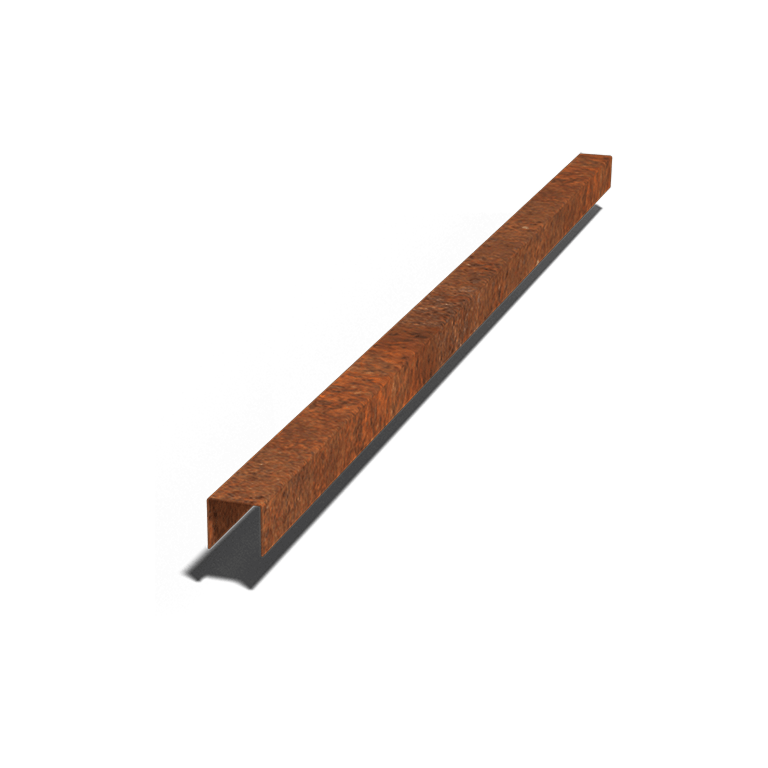 Corten čelični u-profil 5 x 6 x 5 cm (duljina 150 cm)