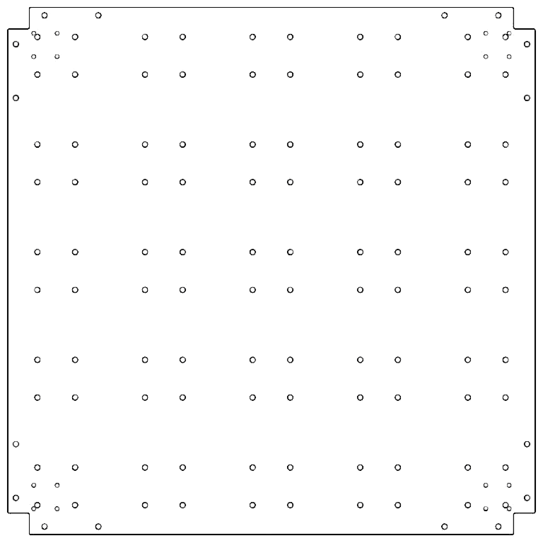 Cinkani čelik osnovna ploča 100 x 100 cm