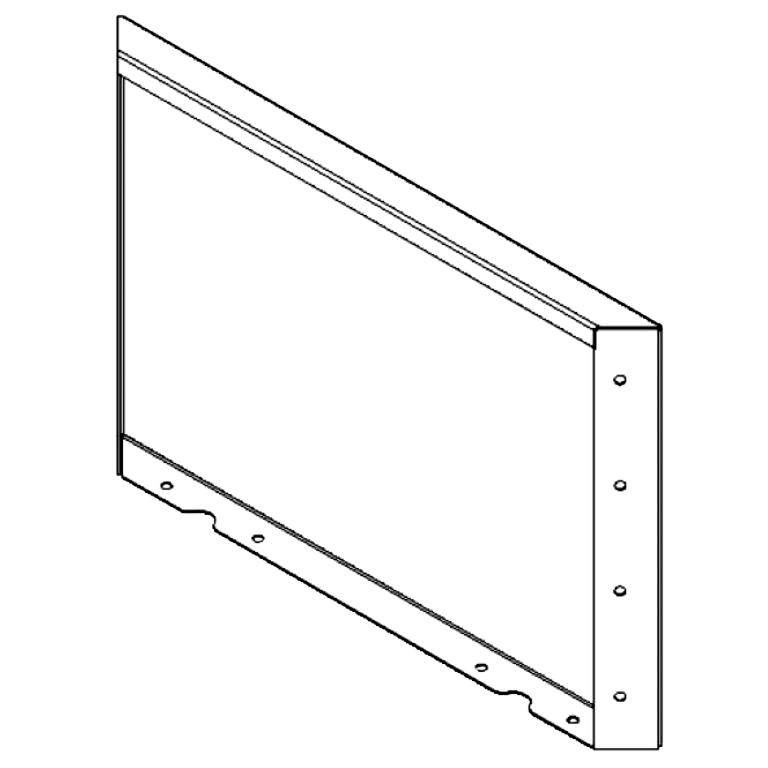 Corten čelični vrtni panel 40 x 60 cm