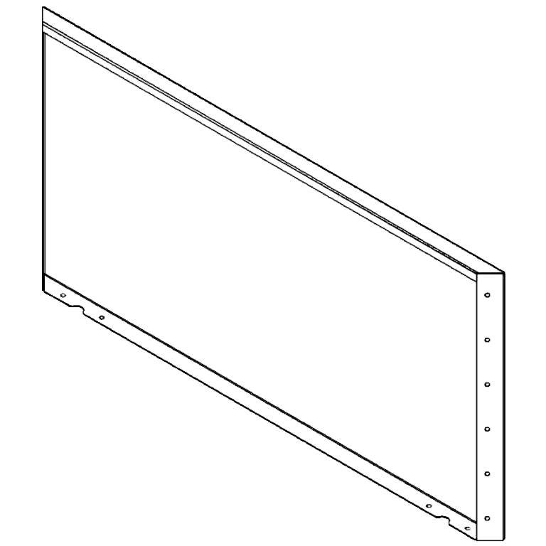 Corten čelični vrtni panel 60 x 120 cm