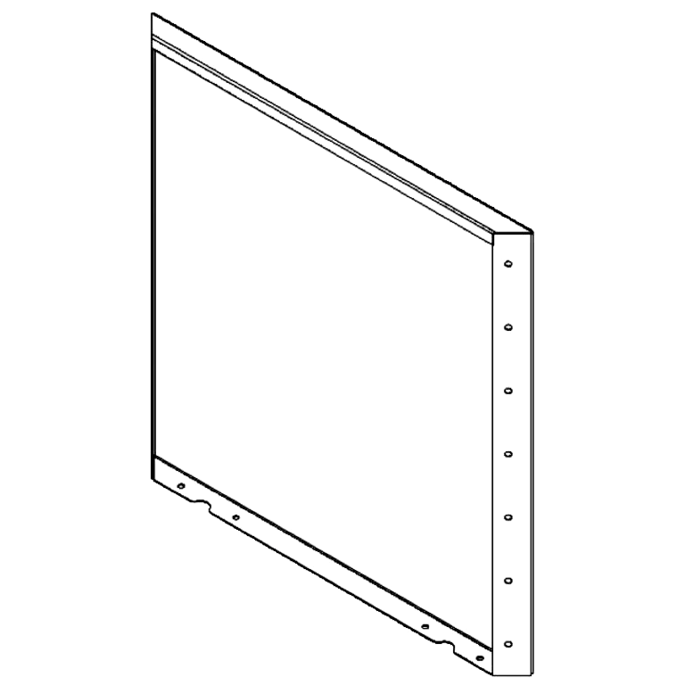 Corten čelični vrtni panel 70 x 70 cm