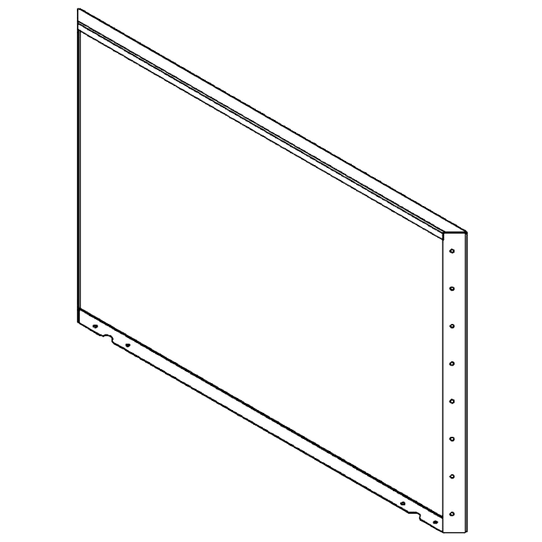 Corten čelični vrtni panel 80 x 120 cm