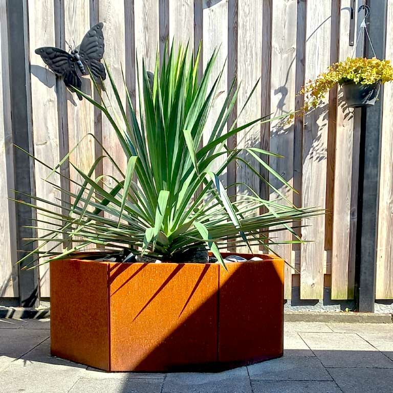 Corten čelična tegla za cvijeće Chicago 20