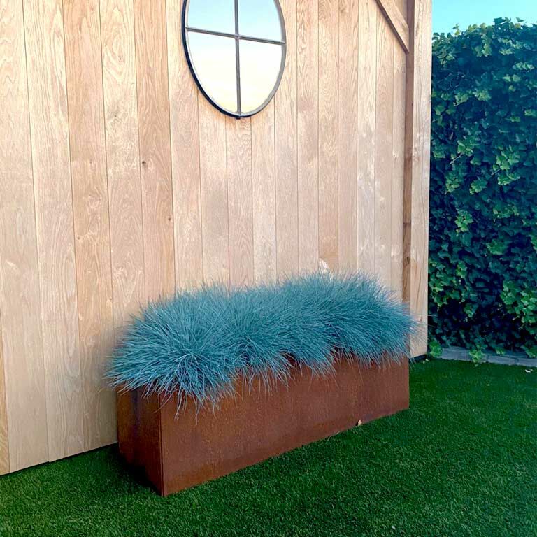 Corten čelična tegla za cvijeće Texas 40 x 120 cm