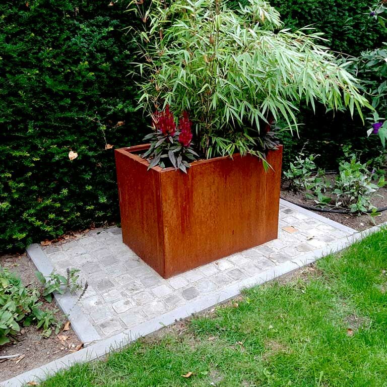 Corten čelična tegla za cvijeće Texas 50 x 80 cm