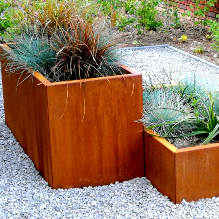 Corten čelična tegla za cvijeće Texas 30 x 50 cm