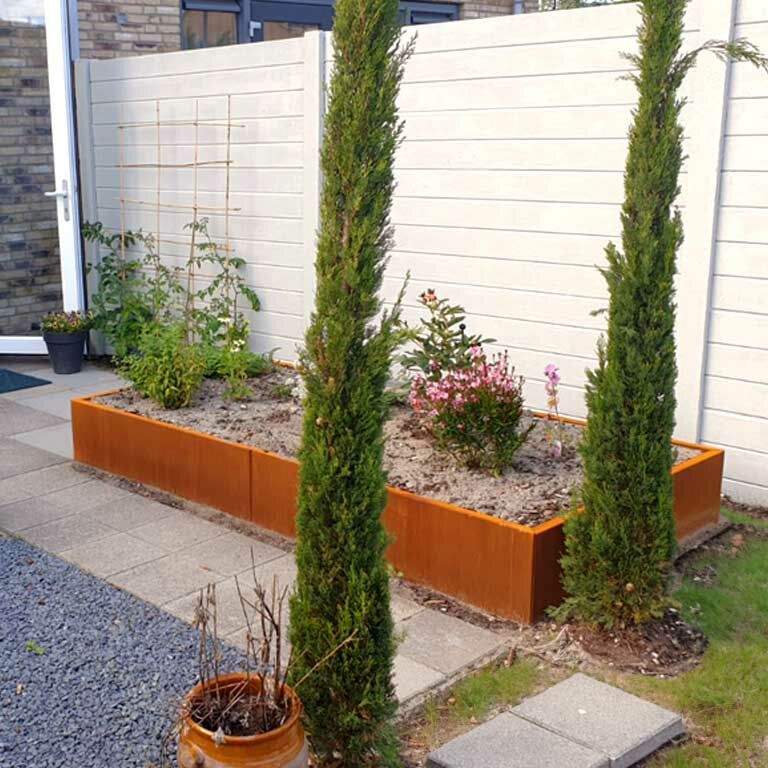 Corten čelična tegla za cvijeće Texas xxl 240 x 120 cm