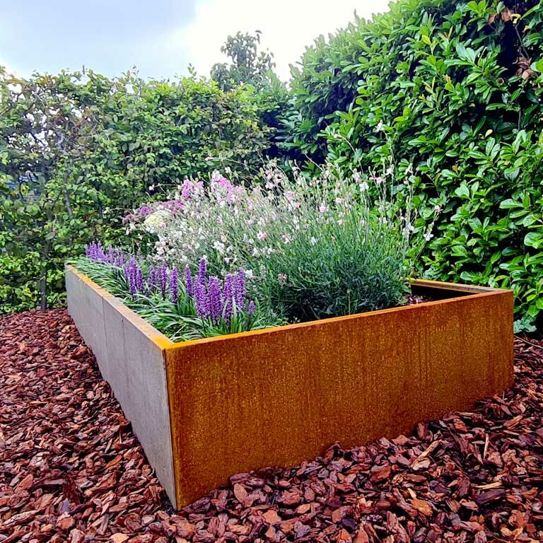 Corten čelična tegla za cvijeće Texas xxl 300 x 120 cm
