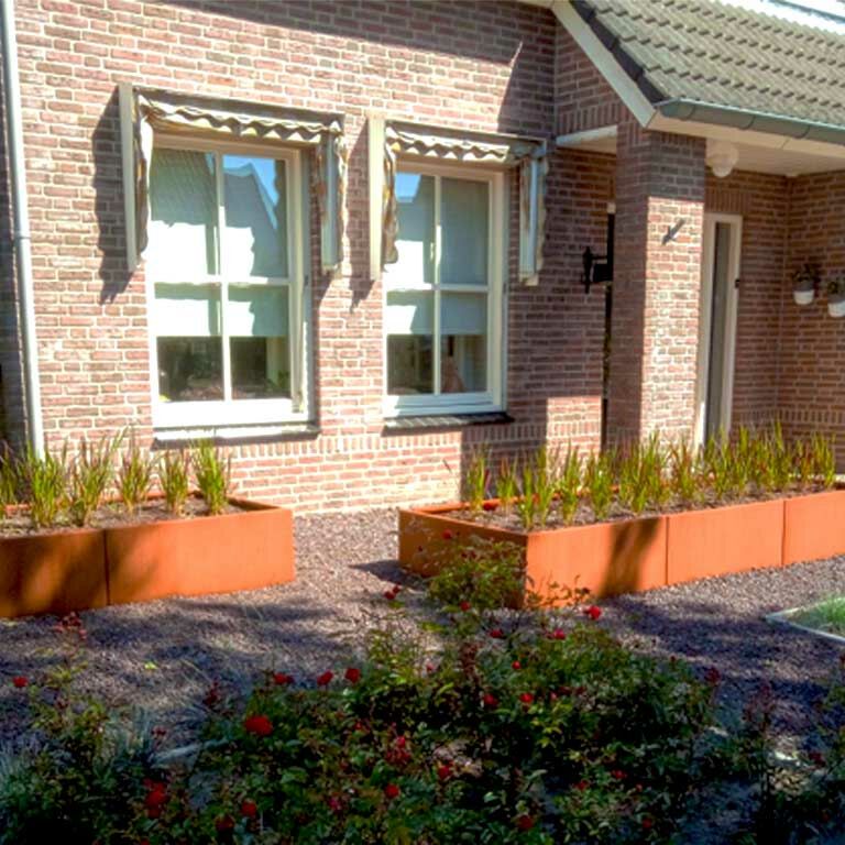 Corten čelična tegla za cvijeće Texas xxl 300 x 100 cm