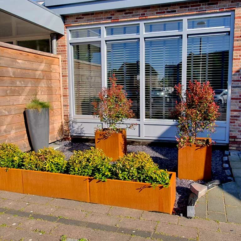 Corten čelična tegla za cvijeće Texas xxl 300 x 50 cm