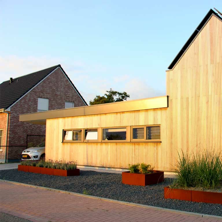 Corten čelična tegla za cvijeće Texas xxl 400 x 60 cm