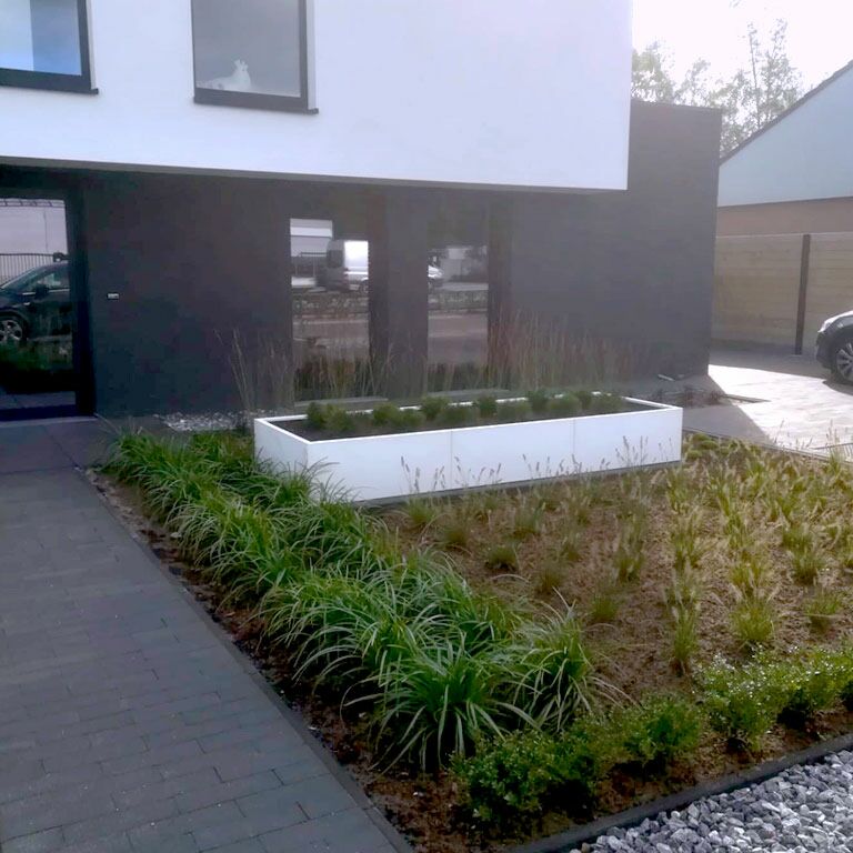 Praškasto lakirana čelična tegla za cvijeće Texas xxl 300 x 80 cm