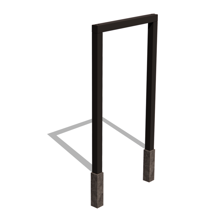 Praškasto lakirane čelična pergola ravno 150 cm