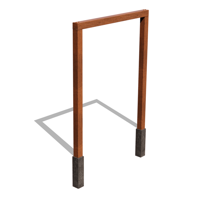 Corten čelična pergola ravno 200 cm