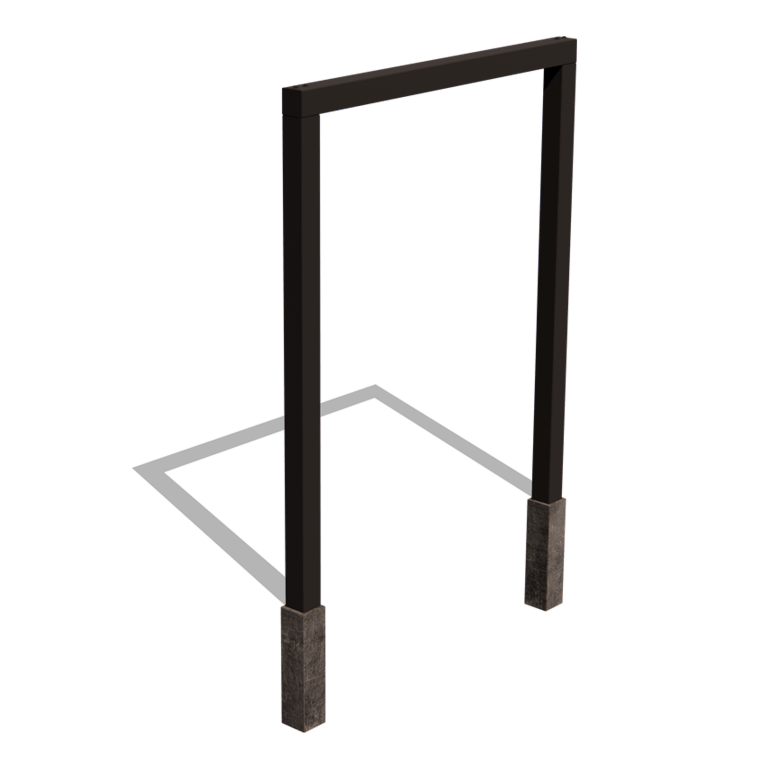 Praškasto lakirane čelična pergola ravno 200 cm