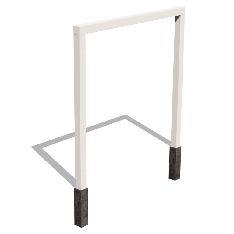 Praškasto lakirane čelična pergola ravno 250 cm