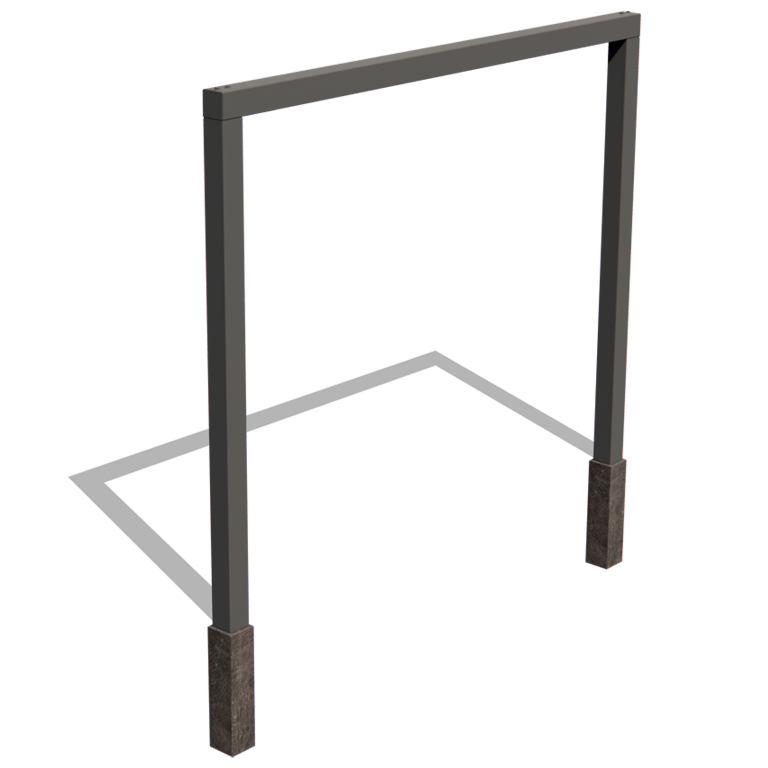 Praškasto lakirane čelična pergola ravno 300 cm