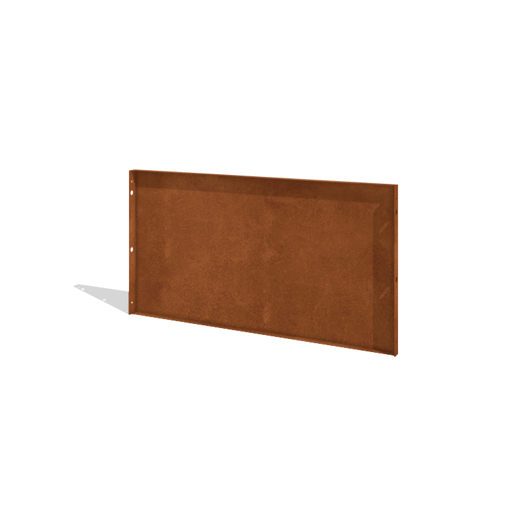 Corten čelična ograda H panel 120 x 63,3 cm