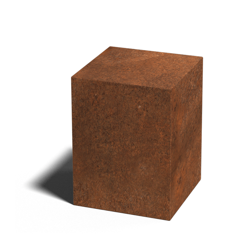 Corten čelična cokola Ohio 30 x 30 x 40 cm