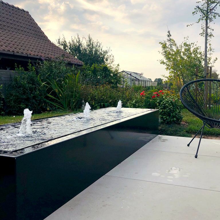 Aluminijska fontana 300 x 80 x 40 cm