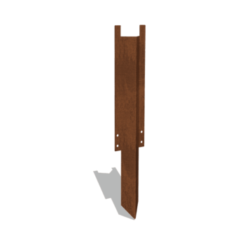 Corten čelik dugi potporni klin 34 - 37,5 cm