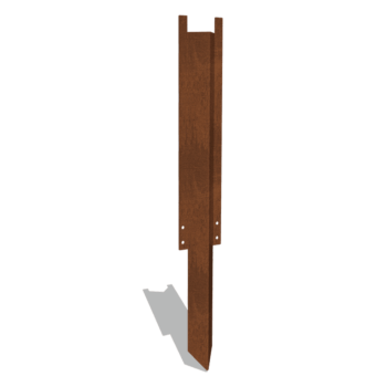 Corten čelik dugi potporni klin XL 45 cm