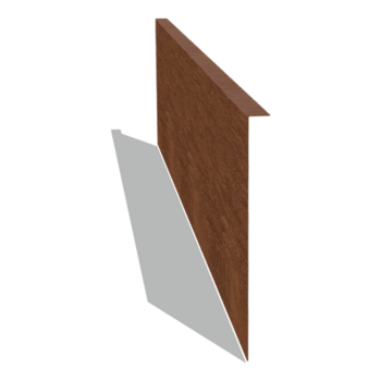 Corten čelične rubnjaci za travnjak kutno 34 cm (dužina 150 cm)