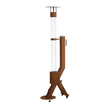 Grijač na pelete za terasu - Rocket - Corten