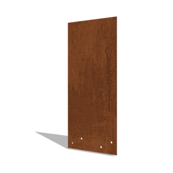 Corten čelik spojna ploča ravno visok XL 45 cm