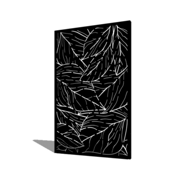 Praškasto lakirane čelični vrtni panel listovi 120 x 6 x 190 cm