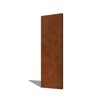 Corten čelični vrtni panel podloga 60 x 6 x 190 cm