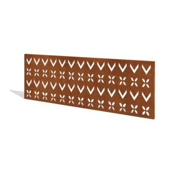 Corten čelična ograda H panel V 180 x 63,3 cm