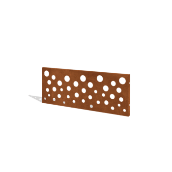 Corten čelična ograda H panel B 120 x 47,5 cm