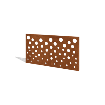 Corten čelična ograda H panel B 120 x 63,3 cm
