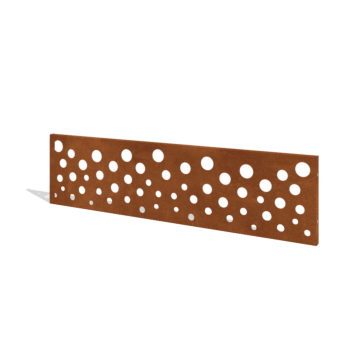 Corten čelična ograda H panel B 180 x 47,5 cm