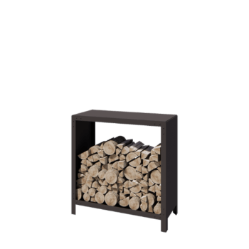 Čelično spremište za drva - Indiana - 100 x 40 x 100 cm - RAL7016 mat (antracit siva)