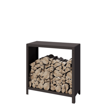 Čelično spremište za drva - Indiana - 100 x 40 x 100 cm - RAL7016 mat (antracit siva)