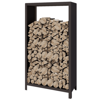 Čelično spremište za drva - Indiana - 100 x 40 x 180 cm - RAL7016 mat (antracit siva)